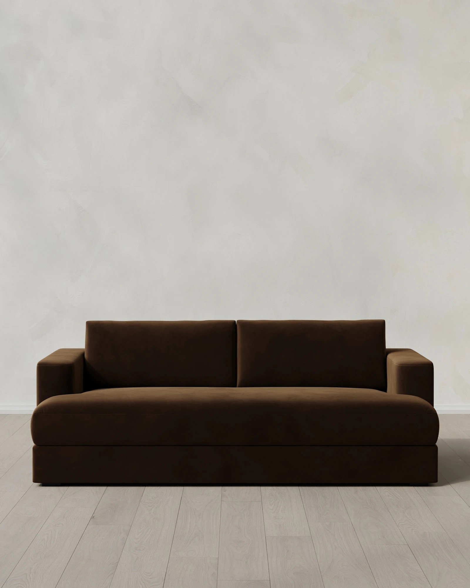 Quince | Sierra Sleeper Sofa in Performance Velvet in Gunmetal | Quince