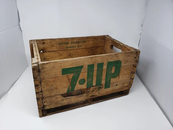 Vintage Soda Crate 7up Crate Wood 7up Crate Soda Pop Box - Etsy | Etsy (US)
