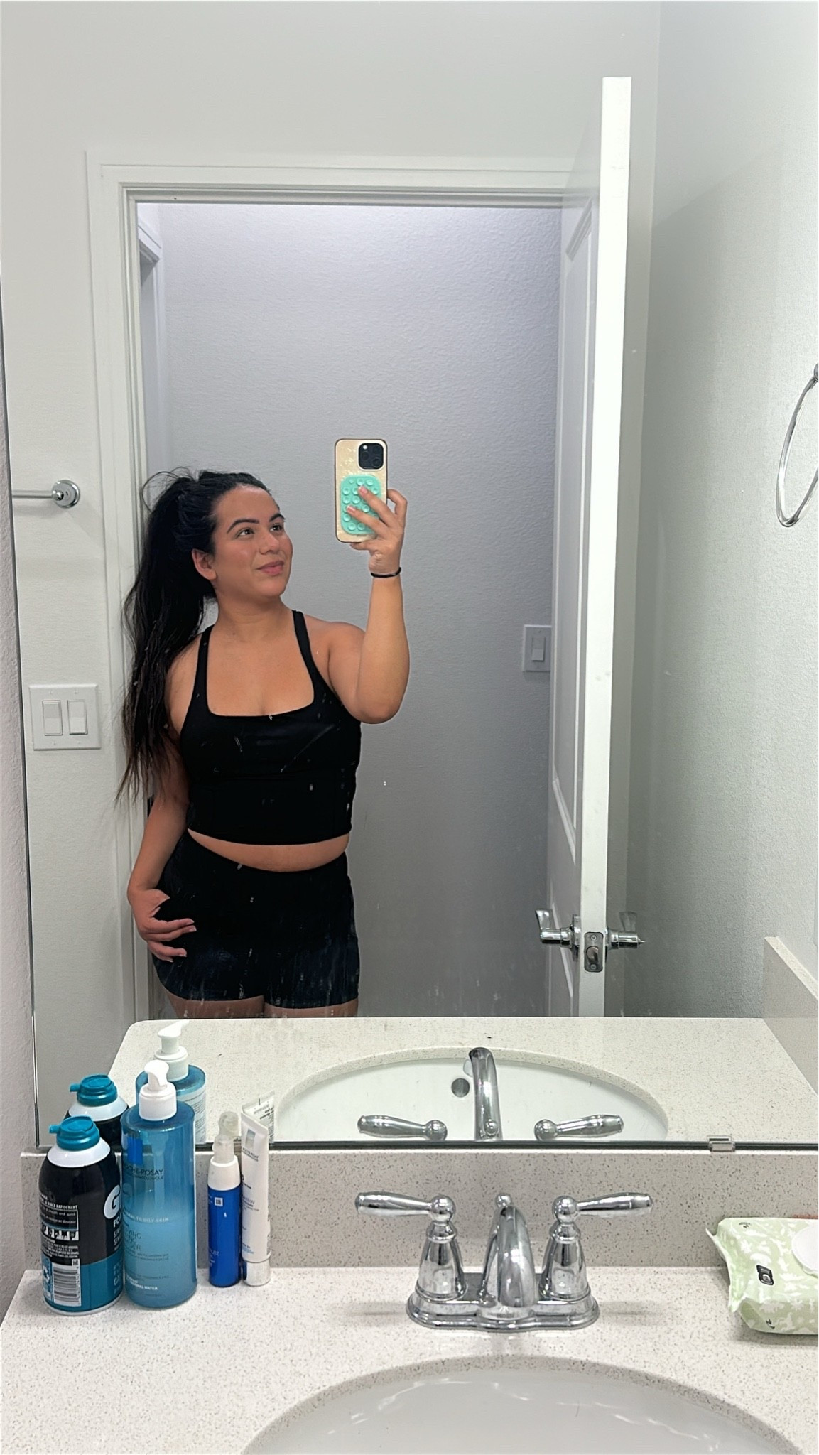 postpartum finds 🤍 I sized up one. I’m usually a small but I’m wearing a medium and it fits perfectly. It’s not see-through at all & has built in padding as well.

#LTKmomlife #LTKgrwm #LTKBeauty