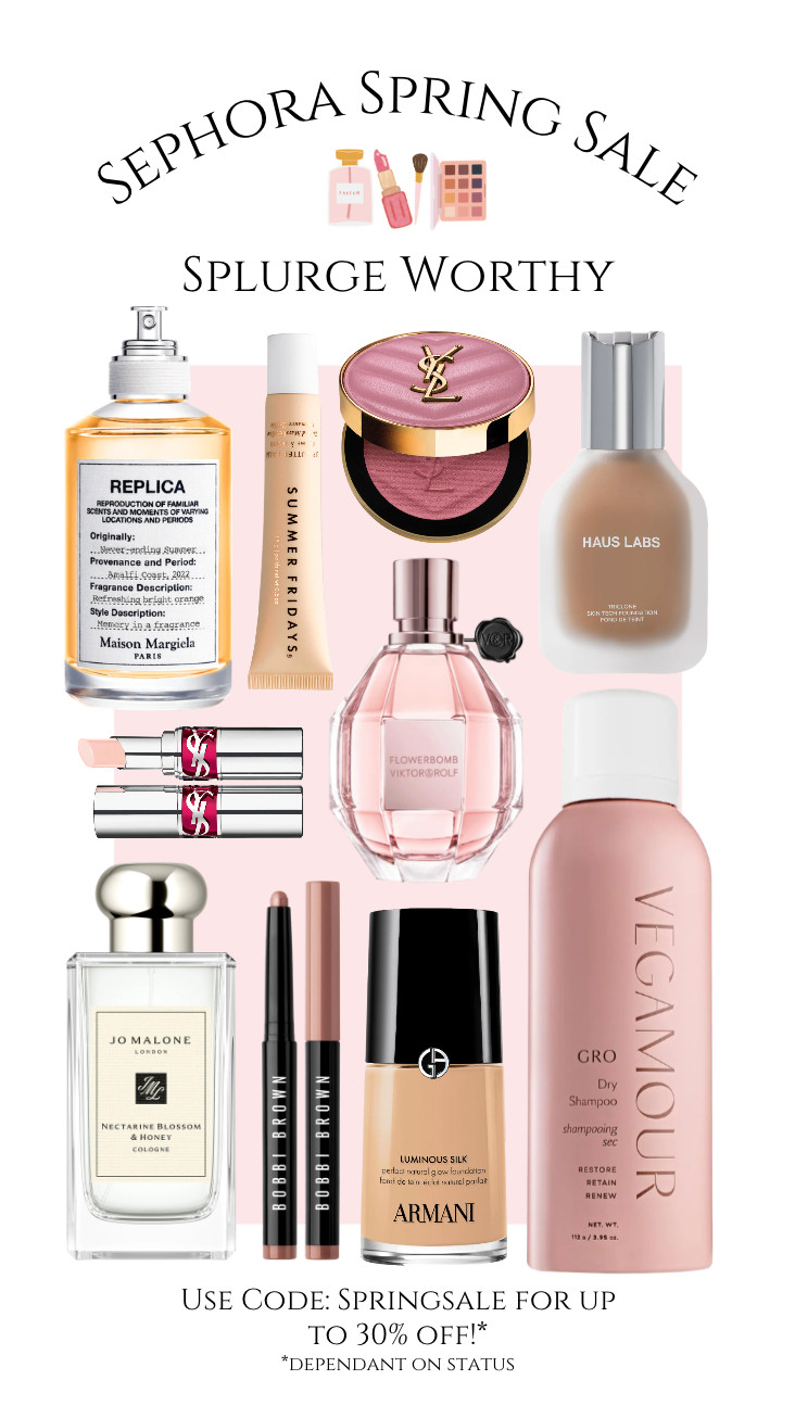 Don't miss out on the Sephora Spring sale happening now! Use code: SPRINGSALE for up to 30% off 

 #LTKMothersDay #LTKSaleAlert #LTKBeauty
