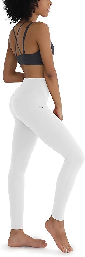 ODODOS Women's High Waisted Dual Pockets Workout Capris Leggings, Sports Running Yoga Gym Athleti... | Amazon (US)