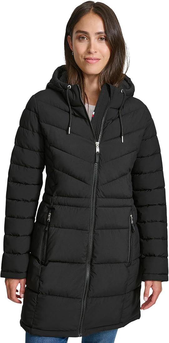 Tommy Hilfiger Women's Every Day Essential Long Lightweight Coat | Amazon (US)