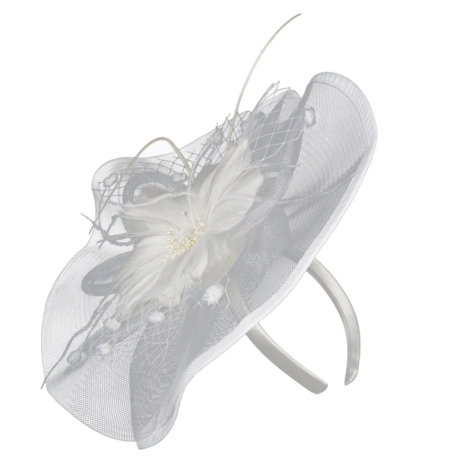 YUEHAO accessories Women Girl Fascinators Hair Clip Hairpin Hat Feather Wedding Tea Party Heardba... | Walmart (US)
