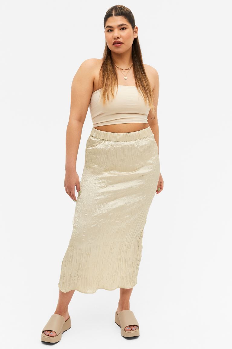 Crinkle maxi skirt | H&M (UK, MY, IN, SG, PH, TW, HK)