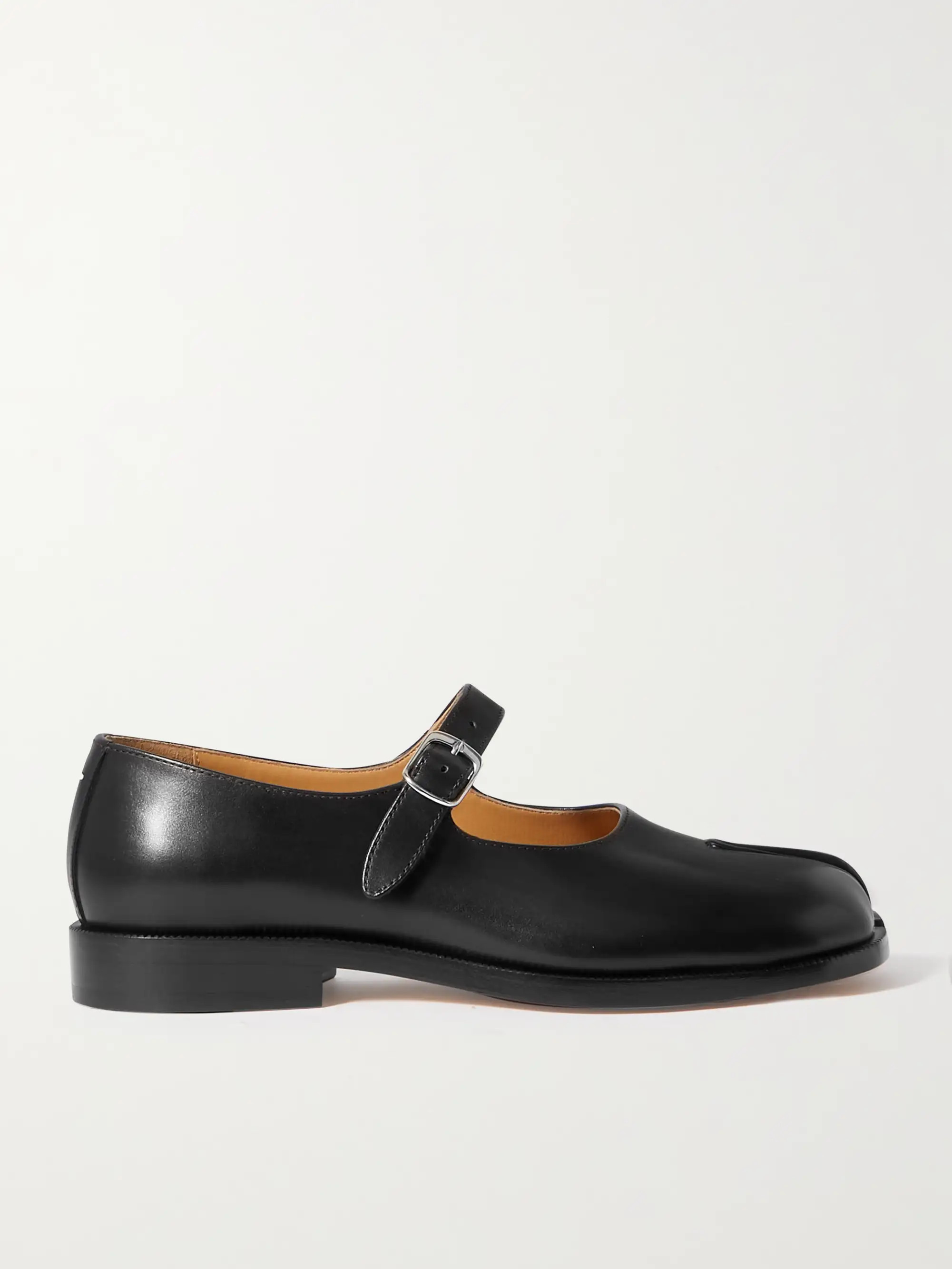 Tabi split-toe leather flats | NET-A-PORTER (UK & EU)