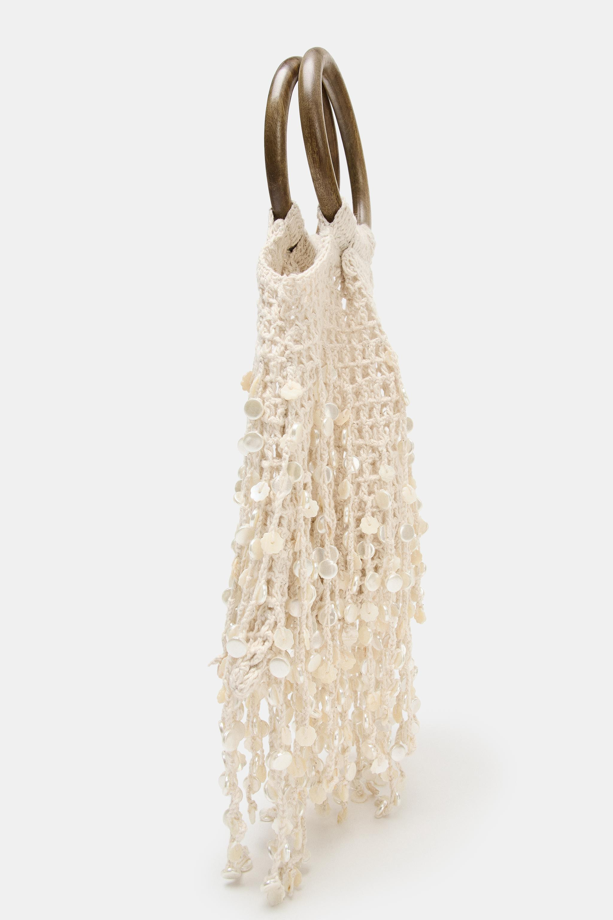 BEADED BUCKET BAG | Zara US