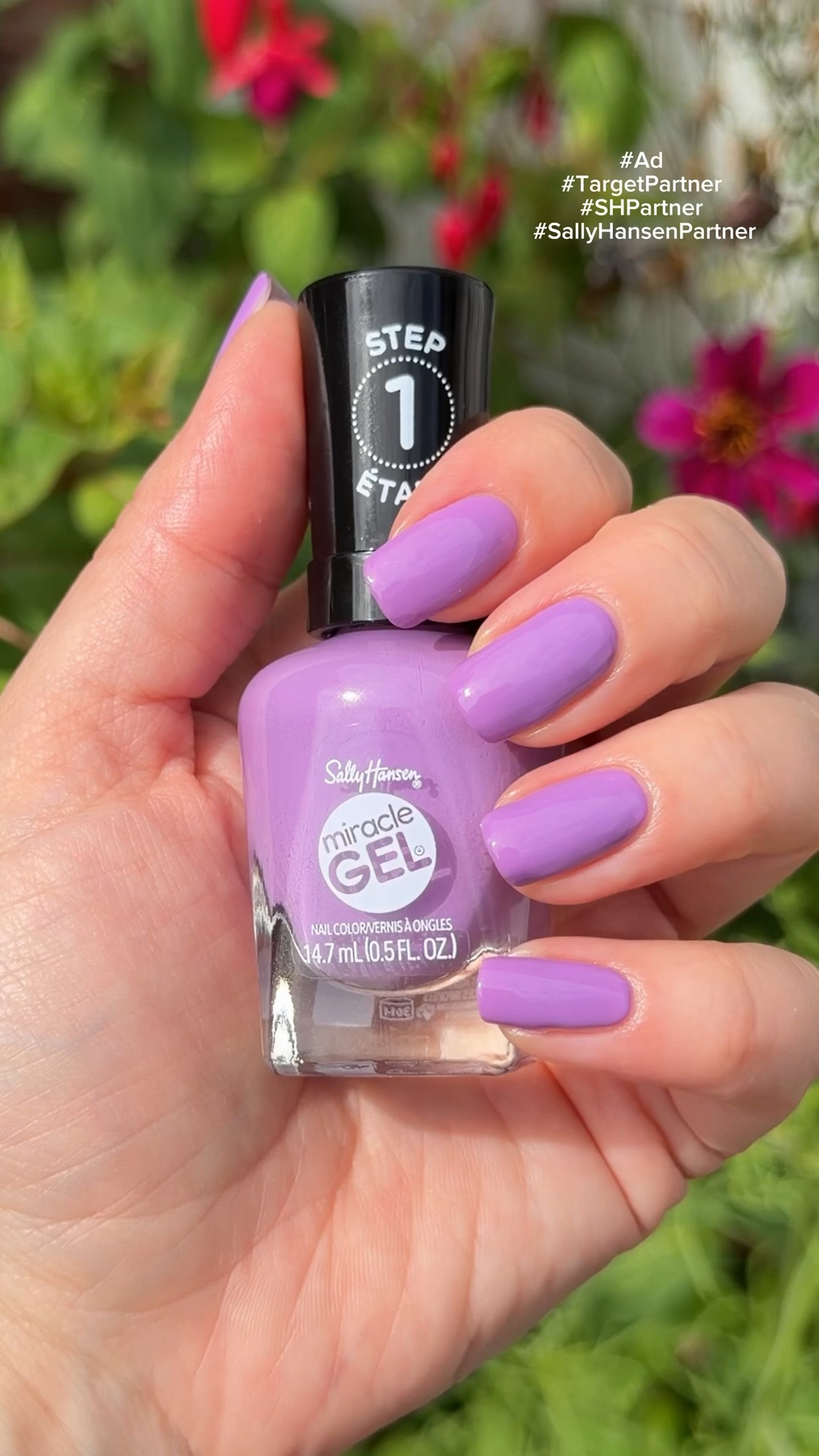 #ad Hotter temps = brighter nails ☀️ I’m obsessed with this electric lilac color this summer! I’m also linking a few of my other polish picks for summer here! #TargetPartner #SHPartner #SallyHansenPartner @Target @sally_hansen