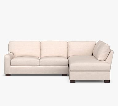 Turner Square Arm Upholstered Return Bumper Sectional | Pottery Barn (US)