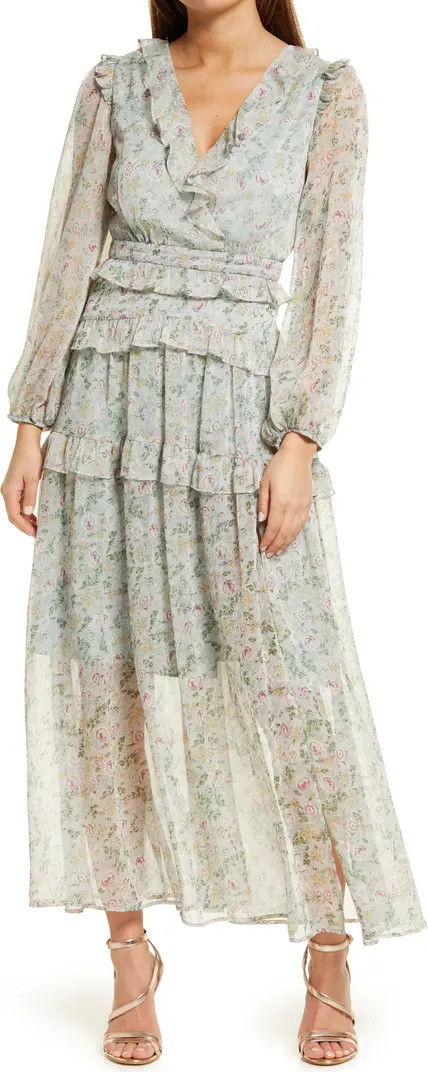 FLORET STUDIOS Ruffle Maxi Dress | Nordstrom | Nordstrom