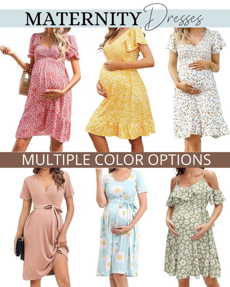 Maternity dress under $50, midi dress 

#LTKbump #LTKSeasonal #LTKfindsunder50