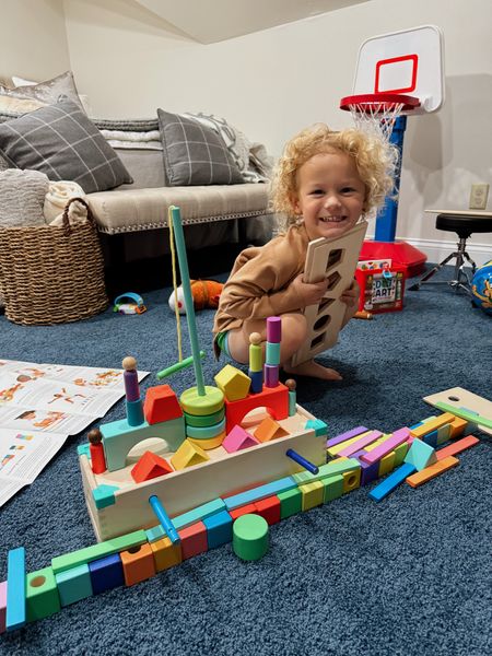 Britton’s wooden block play set - he LOVES to play with this & it makes the perfect gift for toddler friends & fam!!

#LTKfindsunder100 #LTKGiftGuide #LTKkids