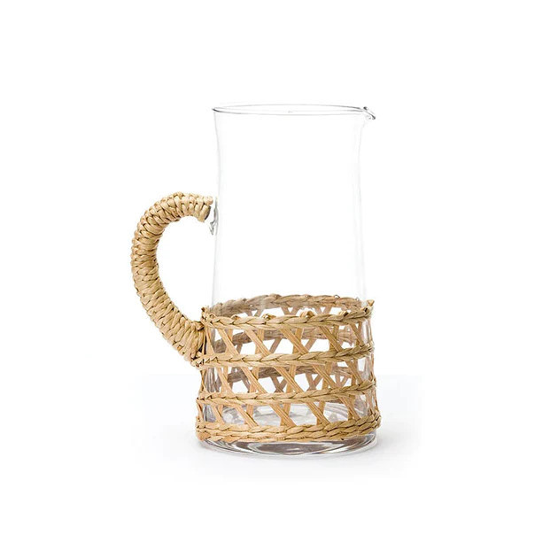 Island Wrapped Natural Pitcher | Cailini Coastal