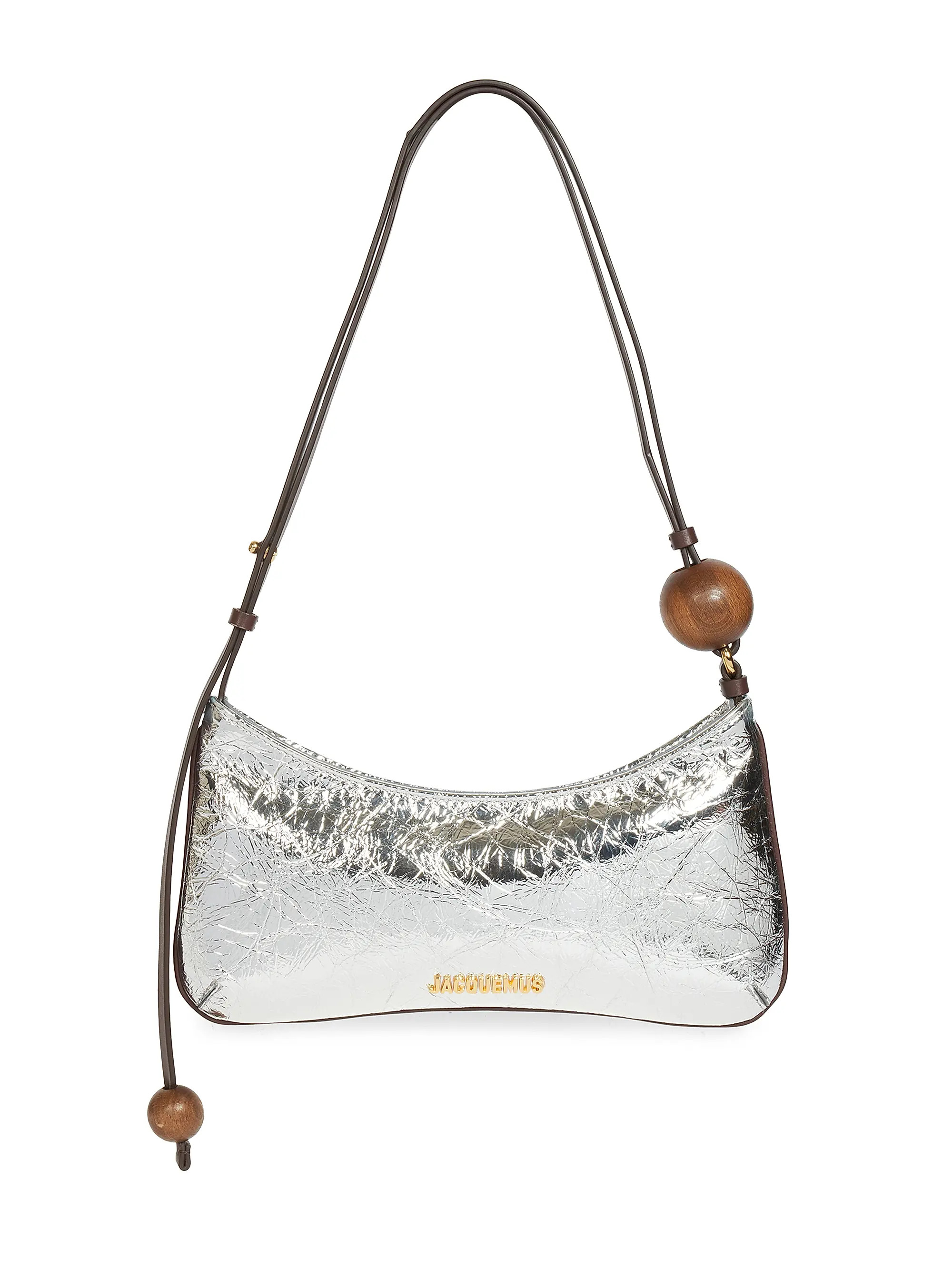 Le Bisou Perle Metallic Leather Shoulder Bag | Saks Fifth Avenue
