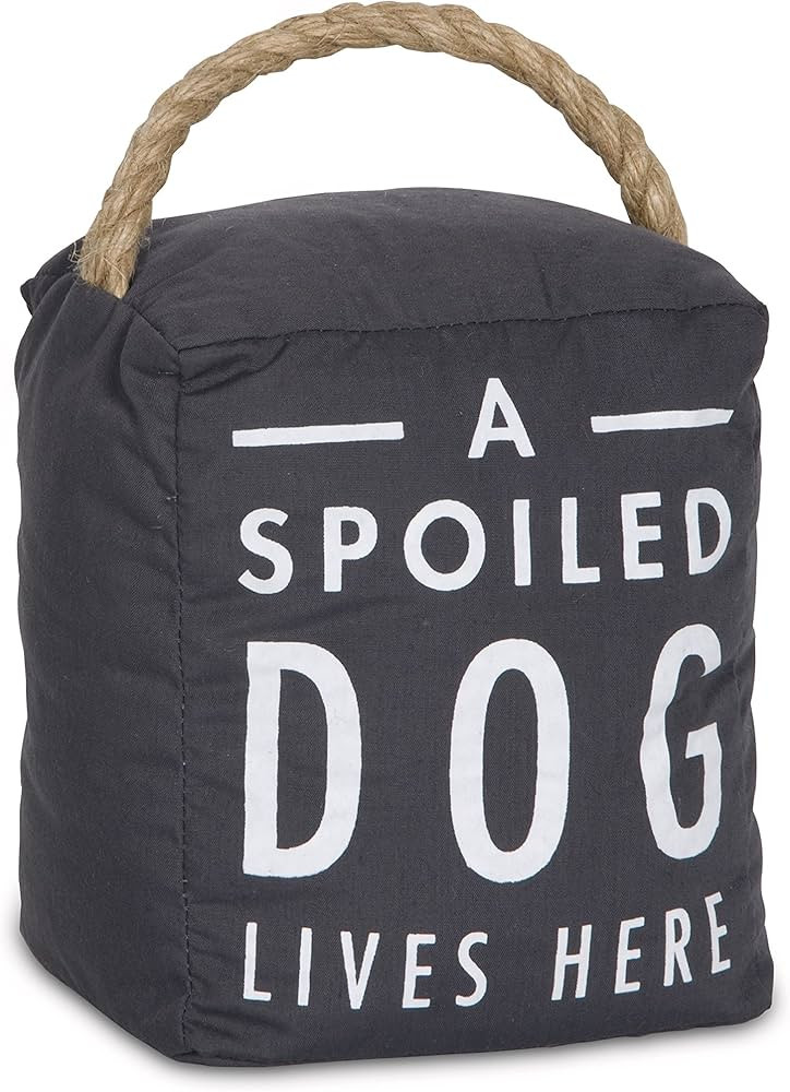 Pavilion Gift Company 72198 Spoiled Dog Door Stopper, 5 x 6, Black | Amazon (US)