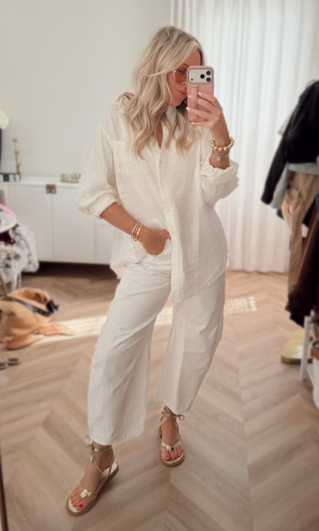 Monochromatic spring vibes- love the fit of these & a linen button up is the best. 



#LTKootd #LTKTravel #LTKSeasonal