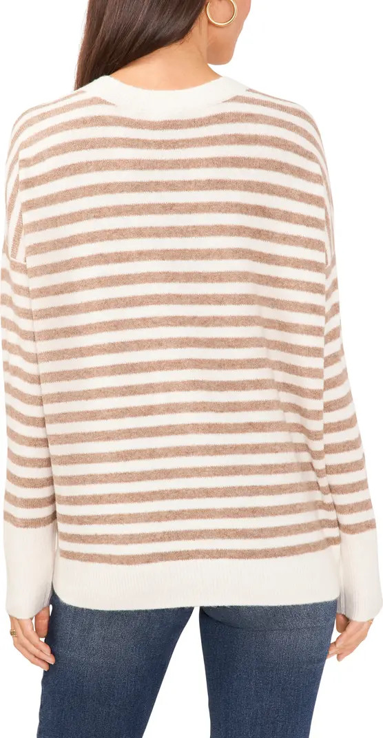 Vince Camuto Stripe Crewneck Sweater | Nordstrom | Nordstrom