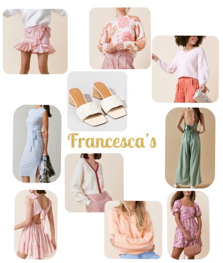 Francesca’s spring fashion line is all pastel! Loving these dresses, skirts and sandals! 

#LTKfindsunder50 #LTKfindsunder100 #LTKSeasonal