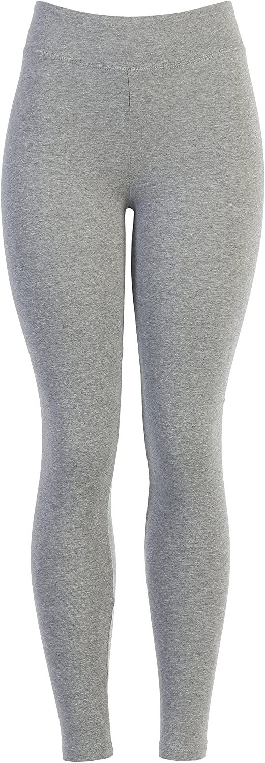 EttelLut Cotton Spandex Basic Leggings Pants-Jersey Full/Capri Regular/Plus Size | Amazon (US)