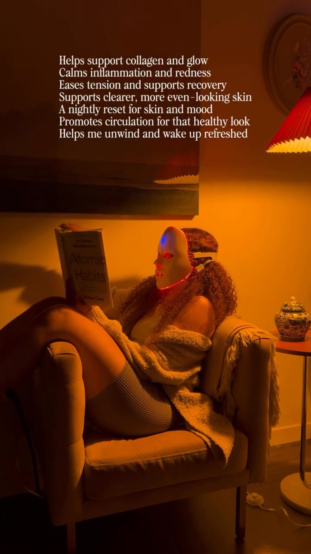 The Nighttime Reset I Didn’t Know I Needed ❤️

I’ve been ending my nights with red light therapy and it’s quickly become my favorite self-care routine calm vibes, low effort, and my skin has been loving it.

Helps support collagen and glow
Calms redness
Supports recovery
Promotes that healthy-looking skin

Who else is on their “romanticize the routine” era? ❤️‍🔥🫶🏼

#redlighttherapy #selfcareroutine #nighttimeroutine #skincareTok #wellnessforlife

#LTKGiftGuide #LTKselfcare #LTKHoliday