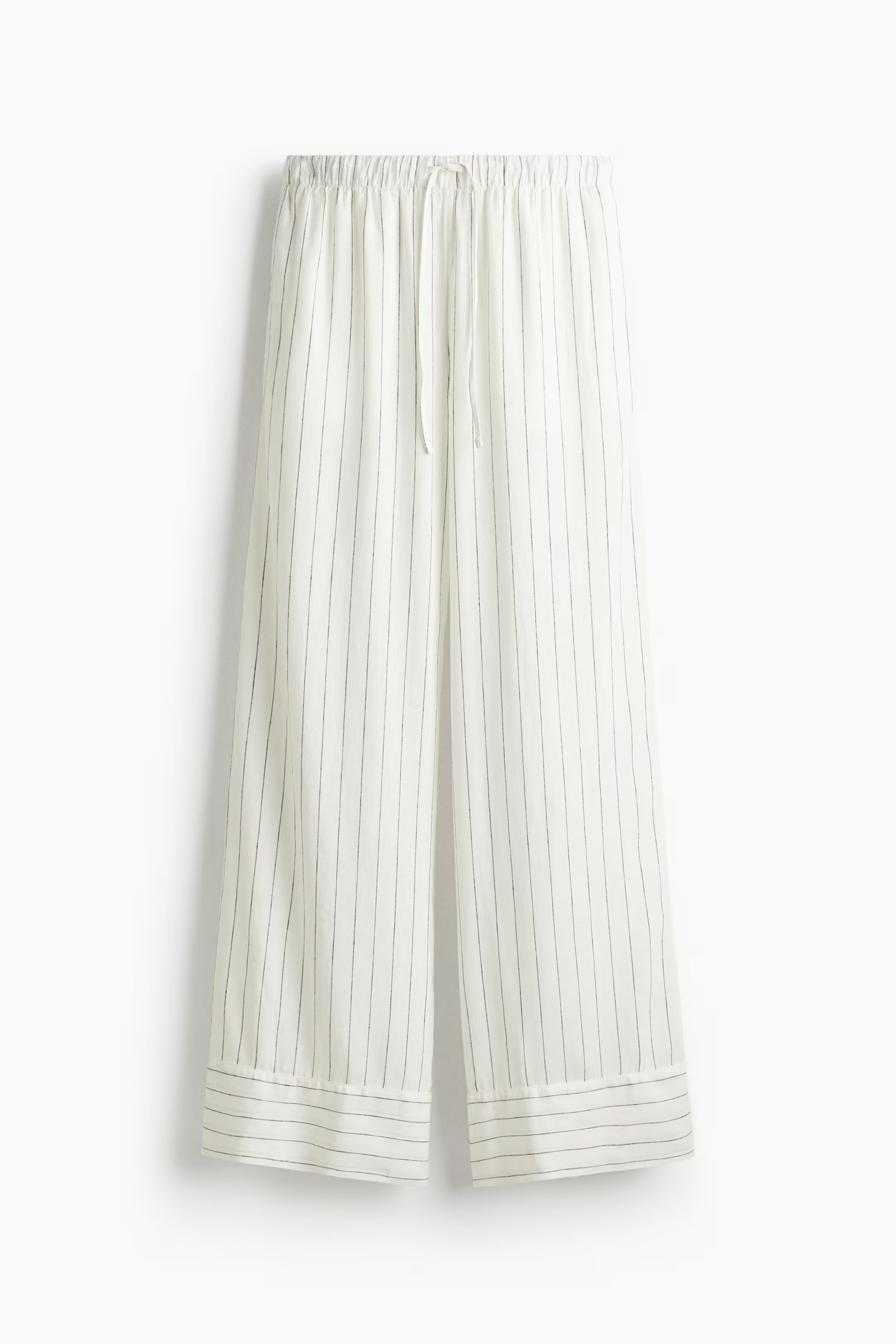 Wide-Leg Linen-Blend Pants | H&M (US + CA)