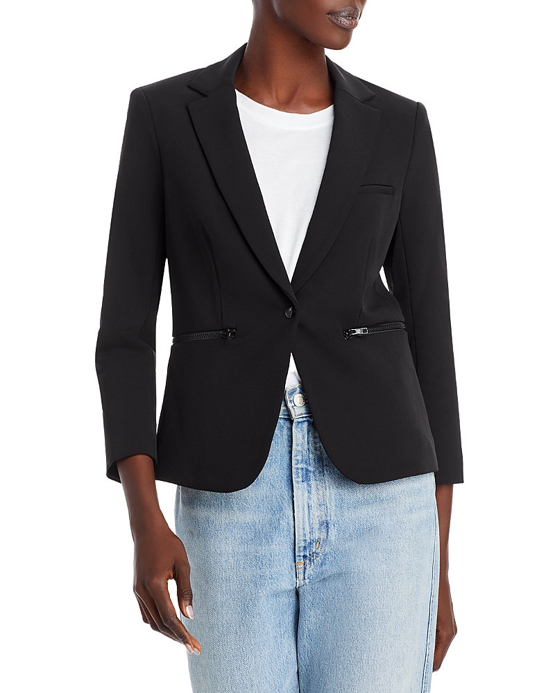 Veronica Beard Schoolboy Zip Pocket Blazer | Bloomingdale's (US)