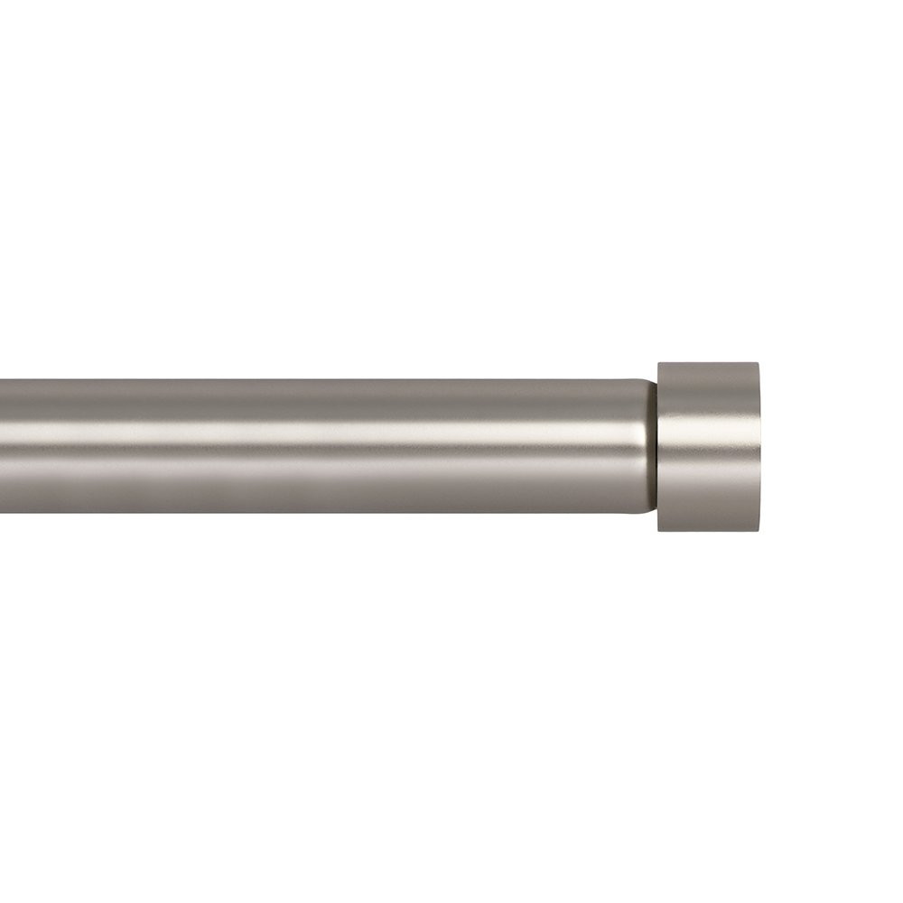 Ivilon Drapery Window Curtain Rod - End Cap Style Design 1 Inch Pole. 48 to 86 Inch Color Satin N... | Amazon (US)