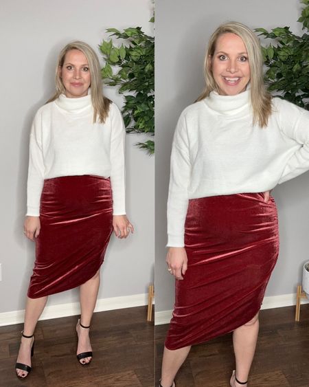 Size small in both 

Holiday outfit, velvet, date night outfit, fall outfits, winter outfit, wedding guest, holiday party, Walmart style, fall fashion, Christmas 

#LTKstyletip #LTKHoliday #LTKSeasonal