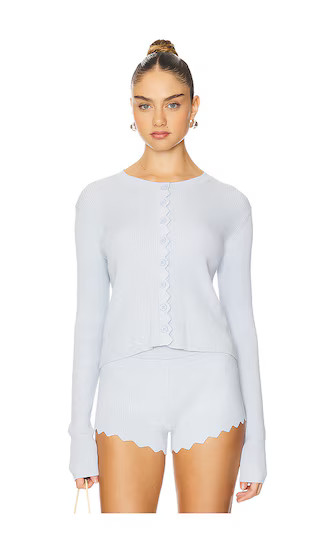 Ivy League Top in Soft Blue | Revolve Clothing (Global)