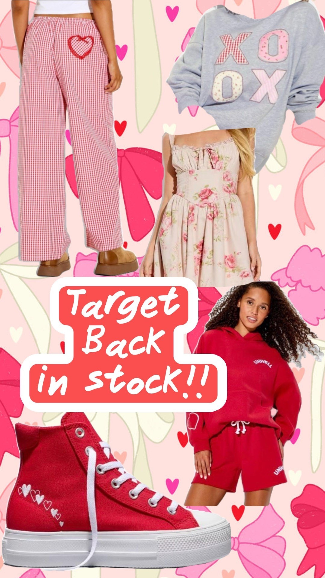 Target Valentine finds are BACK in stock ❤️🛍️ Grab them before they’re gone again. Cute, comfy outfits perfect for date night, mom life, or just feeling festive all February. Linked everything while it lasts 💌✨

#LTKSeasonal #LTKFindsUnder50 #LTKootd