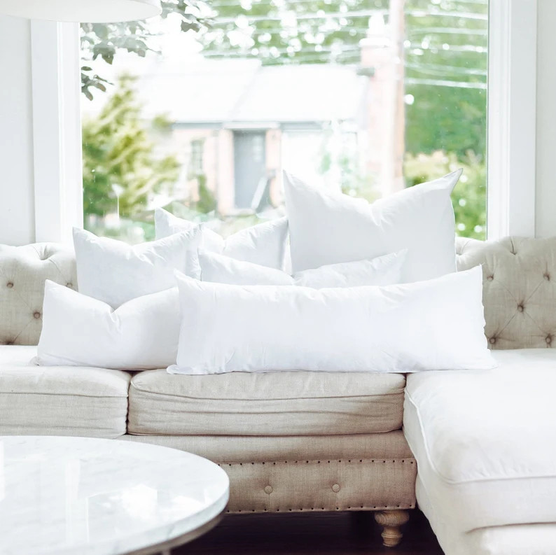 Premium Down Alternative Pillow Insert | 20 x 20 Pillow Insert | 18 x 18 Pillow Insert | 16 x 26 ... | Etsy (US)