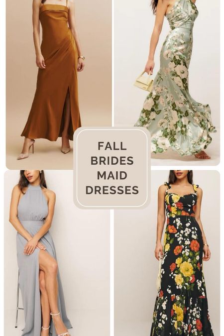 Fall colored autumn bridesmaid dresses 2025 fall weddings #2024weddings #bridesmaidrresses 

#LTKmidsize #LTKwedding #LTKstyletip