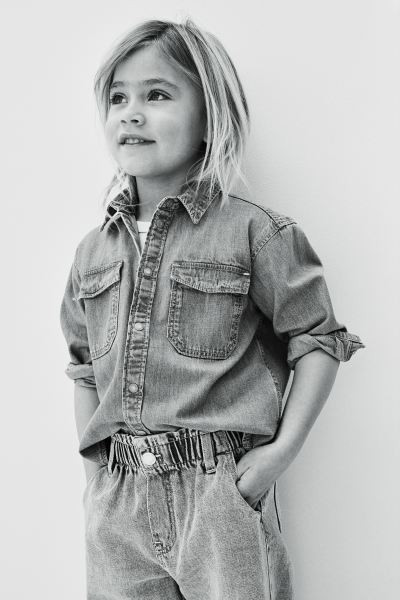 Wide Leg Paper-bag Jeans | H&M (US + CA)