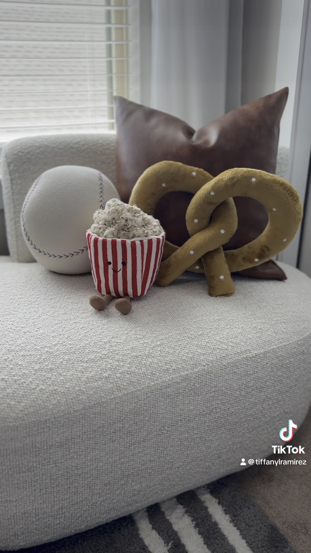 Chair and ottoman (the duo is sold out but I linked the chair!) pretzel pillow is from the target dollar spot 

Home decor, chair for kids room, baseball room, boys room decor, baseball decor 

#LTKHome #LTKFamily #LTKSaleAlert