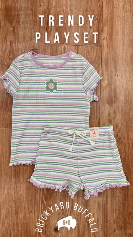 She’ll hop, skip and jump with ease in this comfy ($12!) play set! The feminine ruffle and embroidered details might be my favorite part of the entire outfit.

#LTKSeasonal #LTKSpringSale #LTKMostLoved