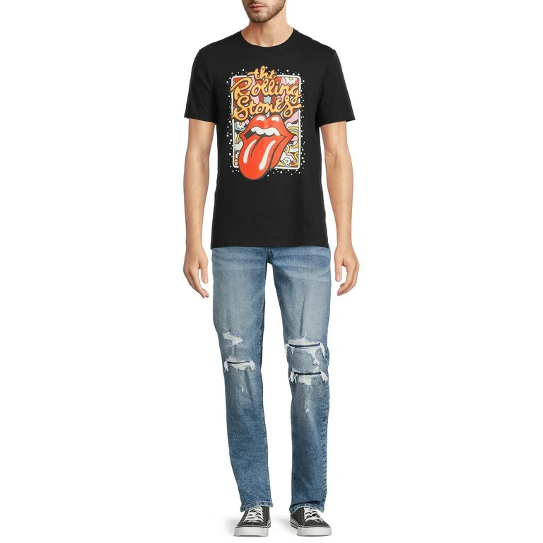 Rolling Stones Men's Short Sleeve T-Shirt - Walmart.com | Walmart (US)