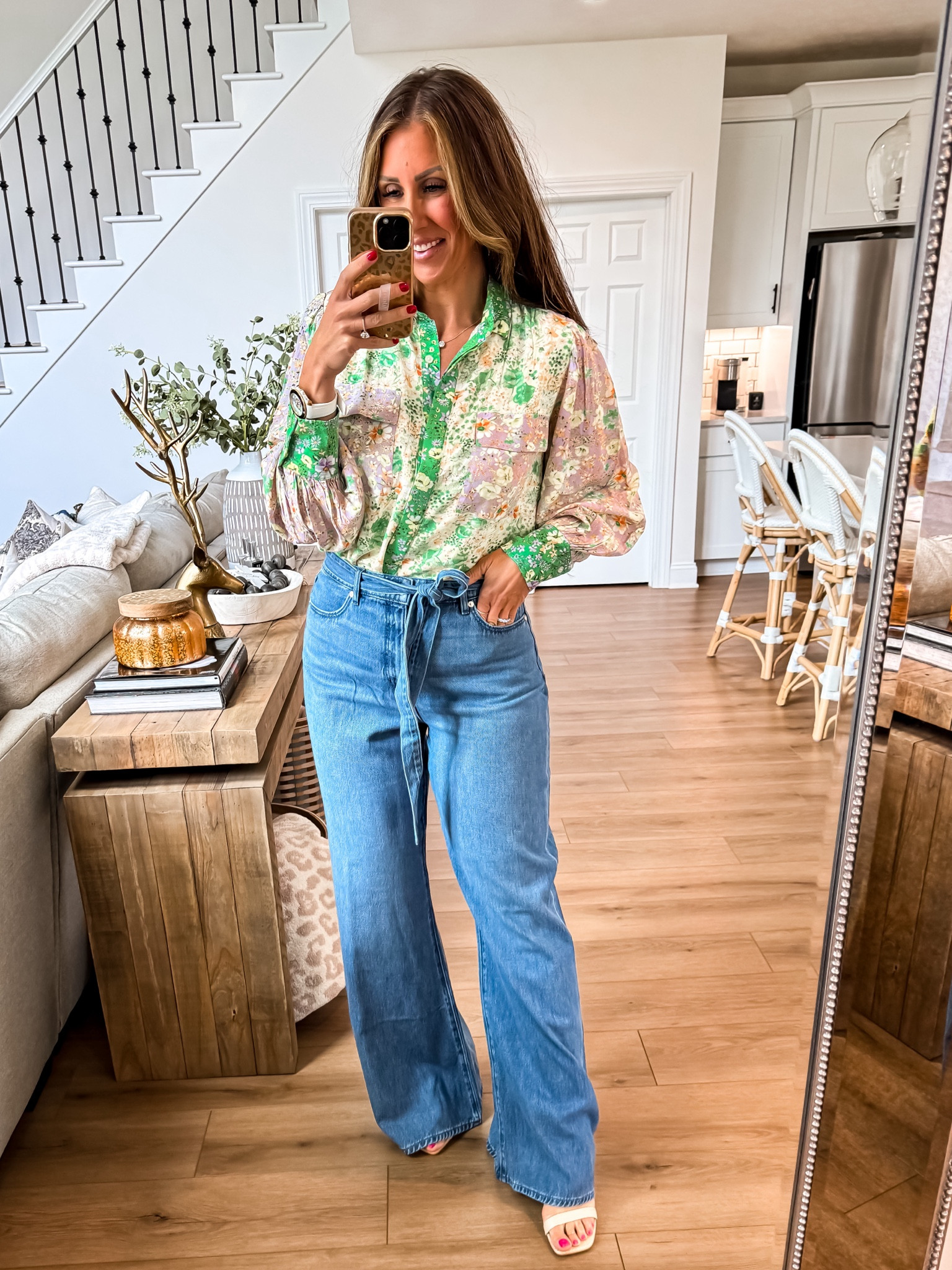 Hands-down, one of the most sought after outfits as of late it’s right now fully stocked in 40% off I’m wearing a medium in the tub and I’ll 30 in the pants

#LTKover40 #LTKsalealert #LTKmidsize