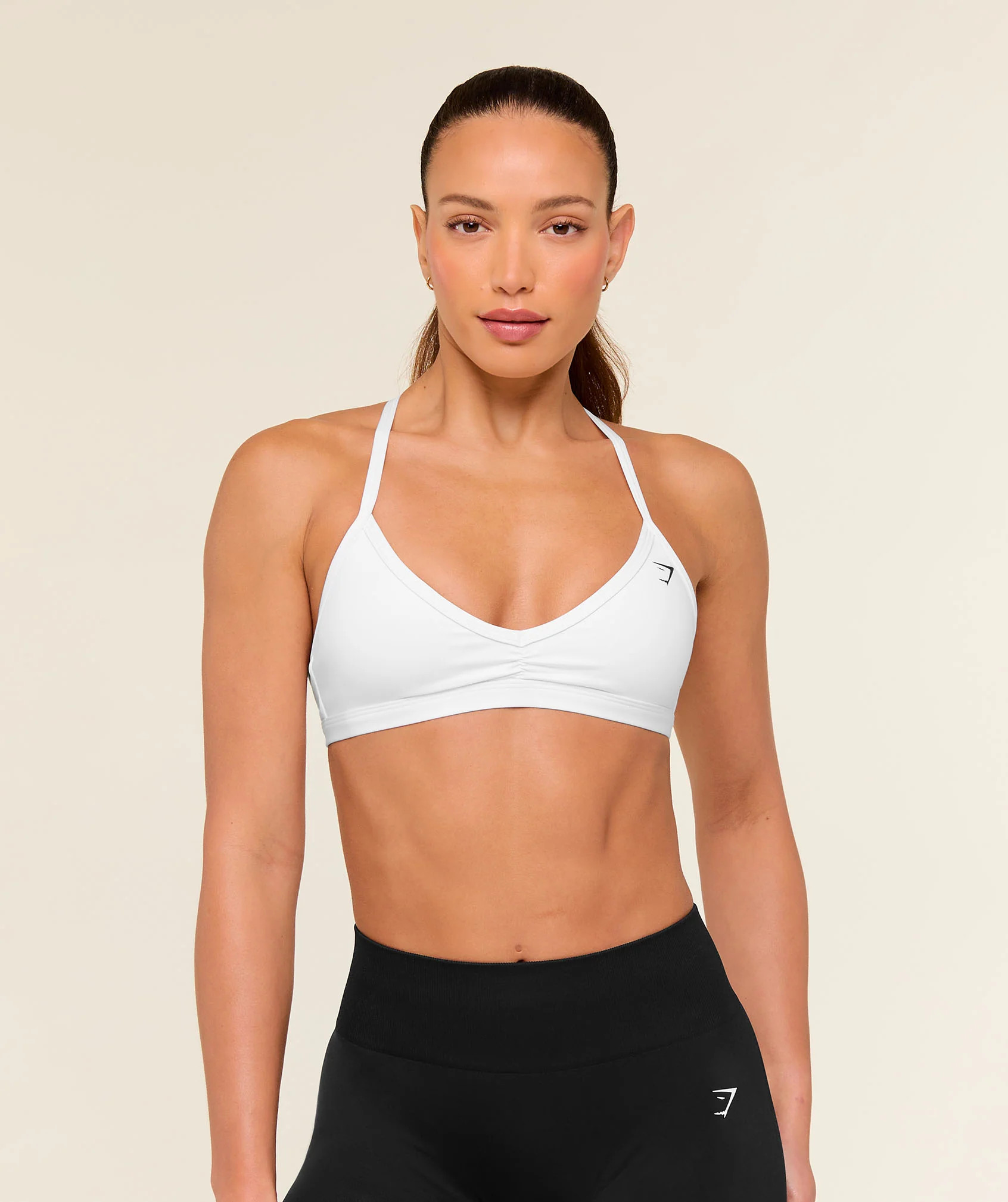 Gymshark Minimal Sports Bra - White | Gymshark EU
