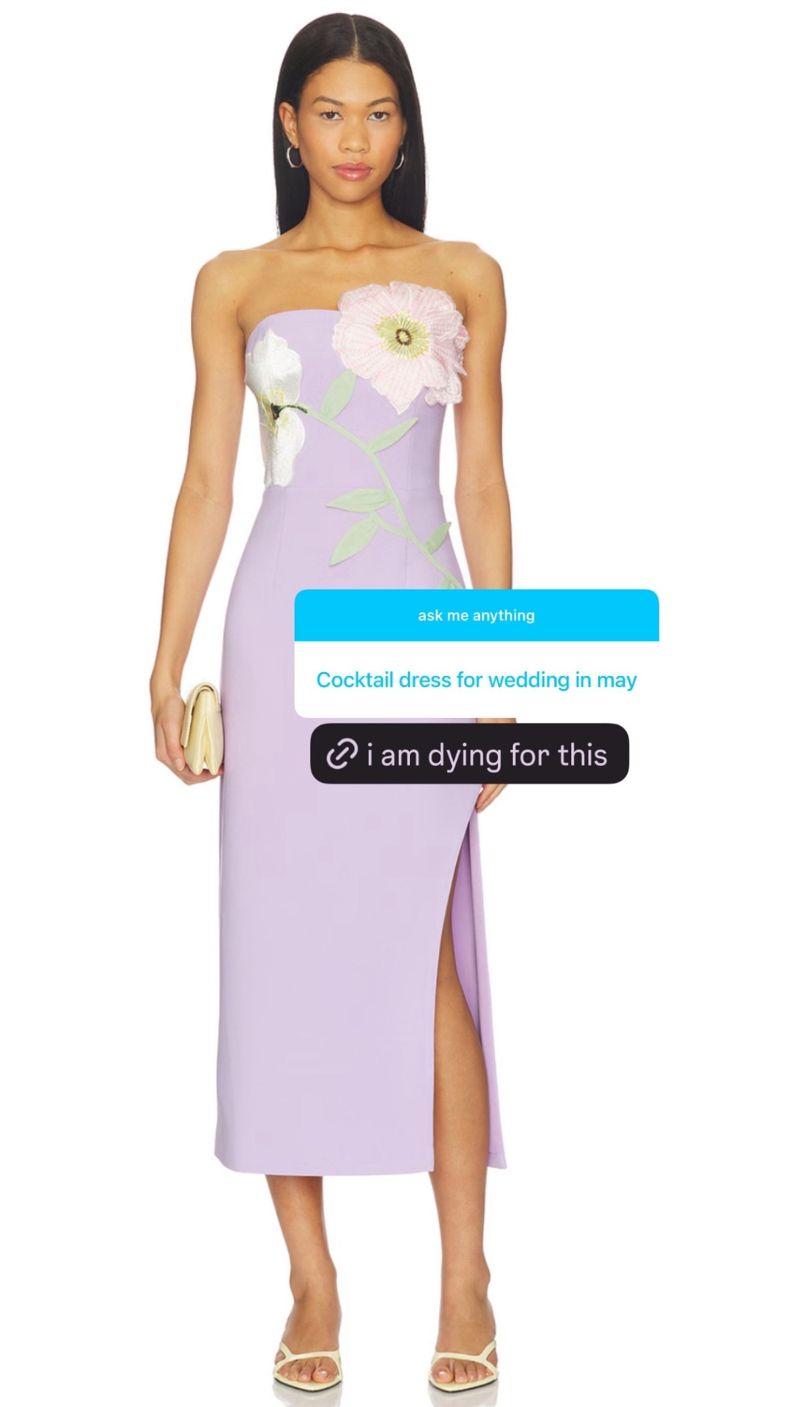 Gorgeous cocktail party or wedding guest dress! 

#LTKWedding #LTKSeasonal