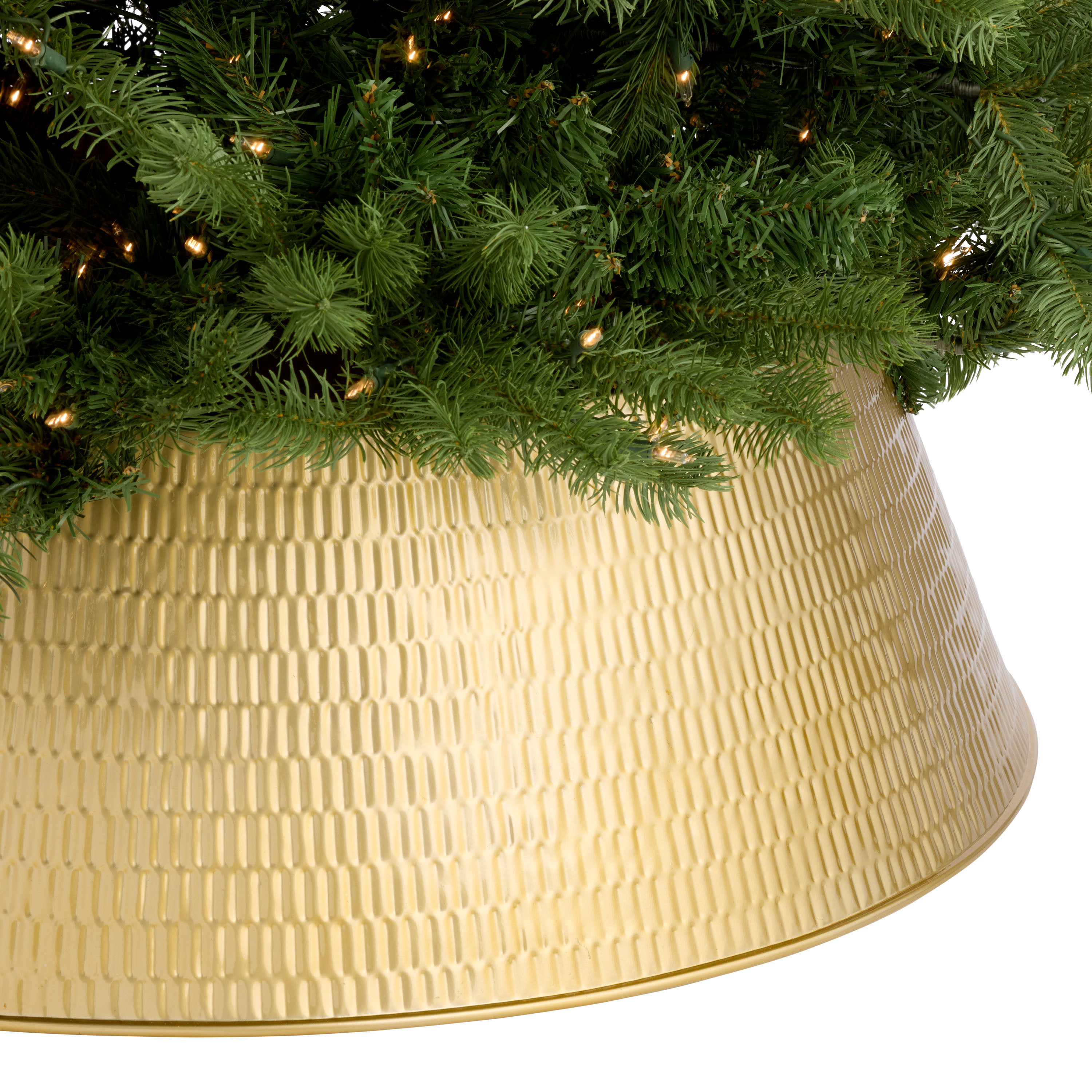 Hammered Gold Metal Tree Collar | World Market