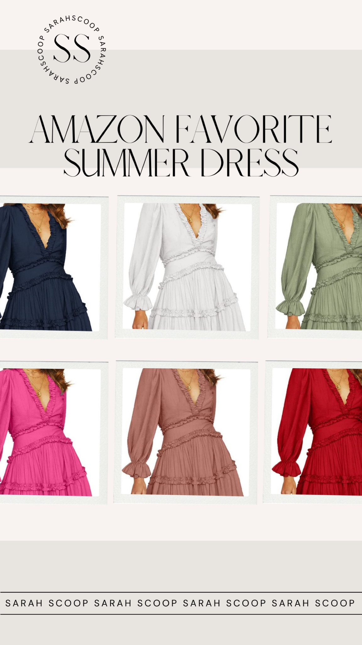 amazon summer dresses ☀️

dress // long sleeve dress // affordable fashion // wedding guest dress // spring dress // multiple colors 

#LTKFind #LTKstyletip #LTKunder50