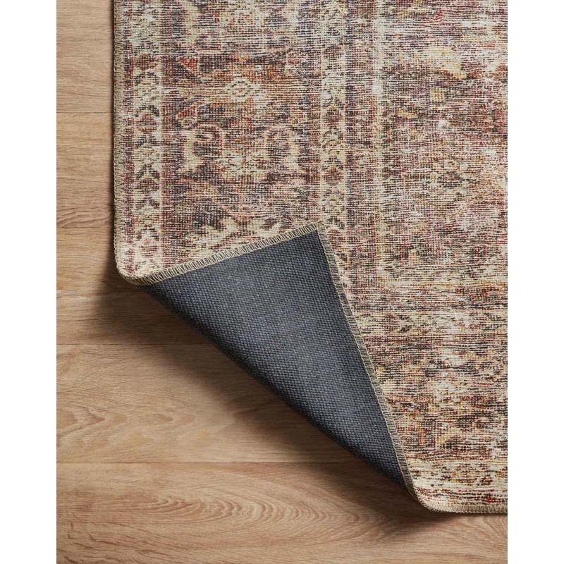Georgie Oriental Area Rug in Bordeaux/Antique | Wayfair North America