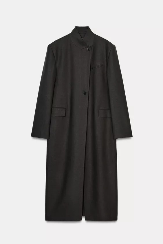WOOL TWILL COAT ZW COLLECTION LIMITED EDITION | Zara UK