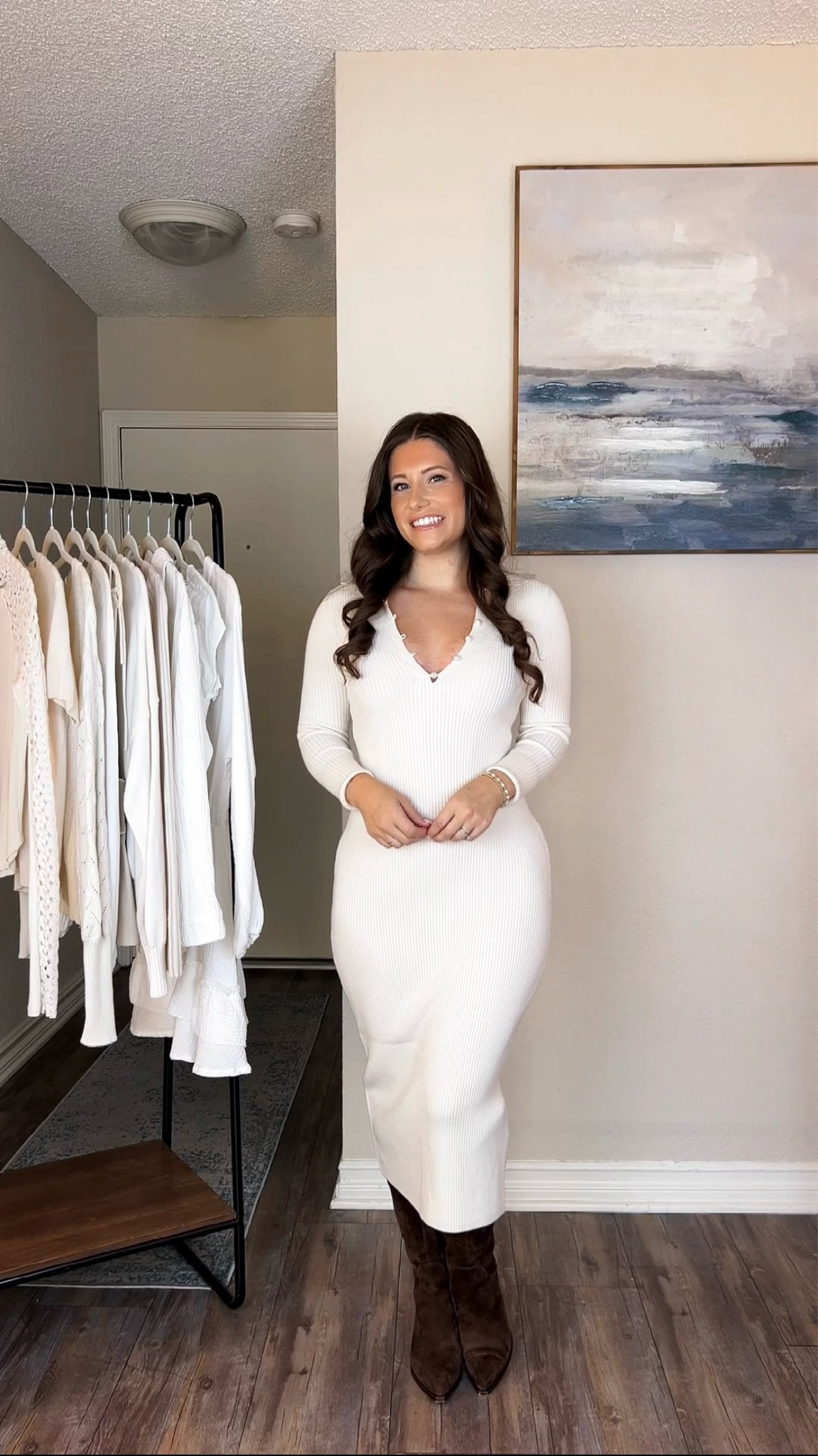 The perfect Midi Sweater Dress from Abercrombie! I’m 5’1 wearing XS. Fall fashion 

#LTKFindsUnder100 #LTKStyleTip #LTKSeasonal