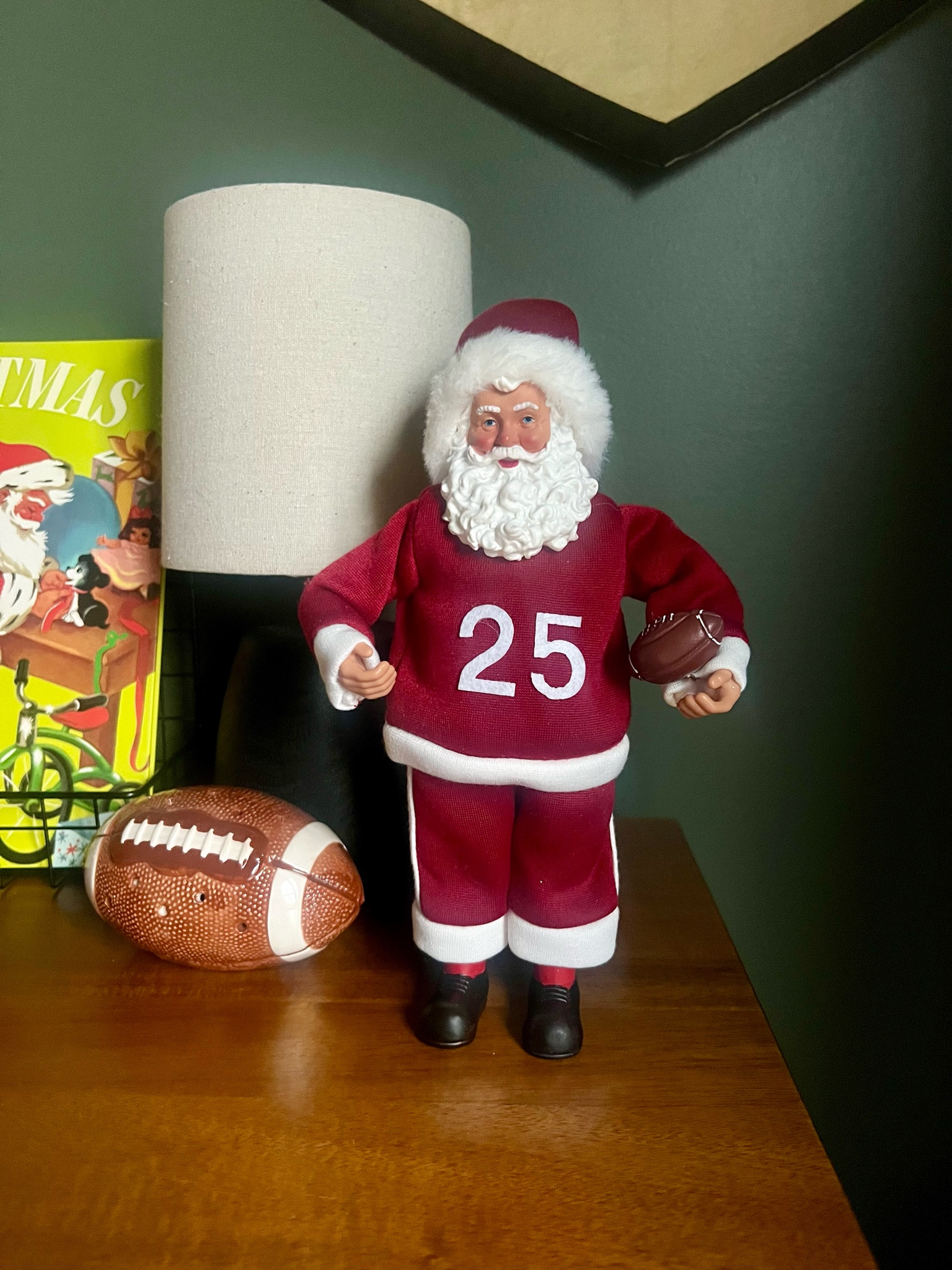 Roman’s newest addition to his sports Christmas decor collection. 🏈🎅🏼

#LTKHome #LTKKids #LTKHoliday