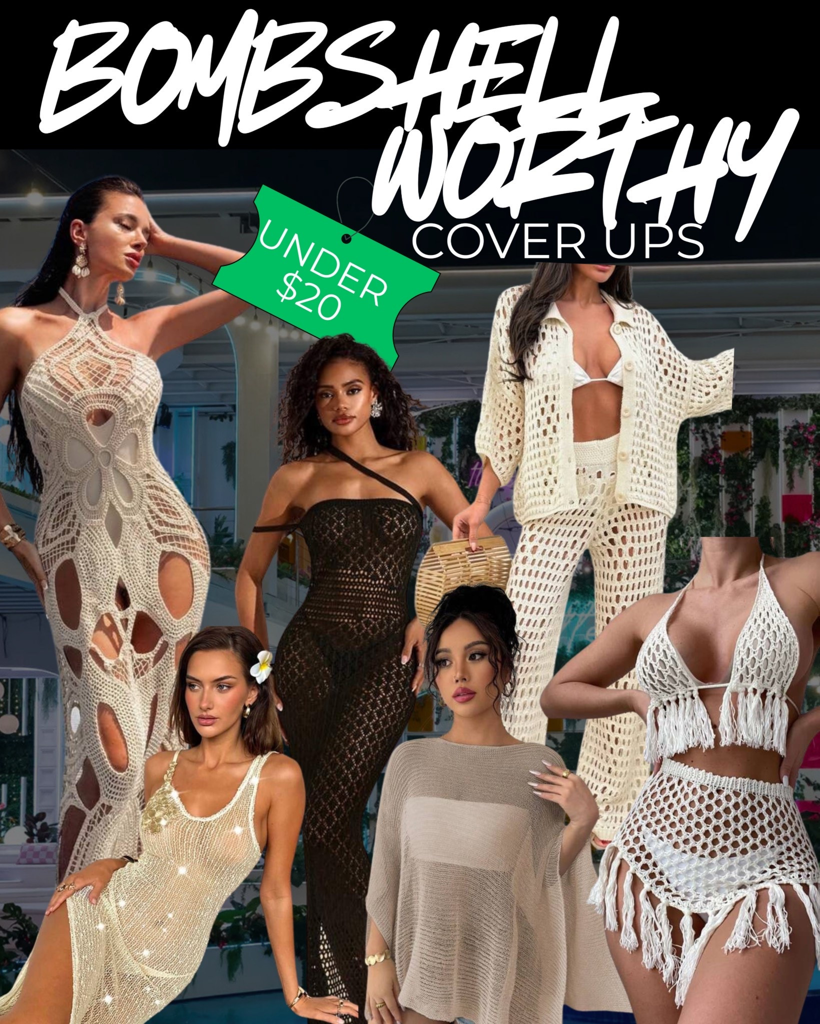 ☀️ BOMBSHELL-WORTHY COVER UPS UNDER $20 ☀️
This season on Love Island USA, cover ups have been main character energy — and these picks are giving everything we’ve seen in the villa (for way less) 😍

From Cierra’s breezy ponchos to Amaya’s bold cutouts to Chelley’s iconic two-piece crochet sets — these under $20 finds are serving serious Casa Closet vibes 👙✨

Perfect for your next vacay, pool party, or villa-core moment — and yes, every single look is linked on LTK for quick & easy shopping 👜

💋 Affordable. Flirty. Bombshell approved.
📺 Inspired by Love Island Season 7
🛍️ Linked in bio + LTK page!

#LoveIslandUSA #LoveIslandSeason7 #CierraLoveIsland #ChelleyLoveIsland #AmayaLoveIsland #LTKSwim #LTKUnder20 #CrochetCoverUps #IslandStyle #VillaLooks #CasaAmorReady #LTKFinds #BombshellStyle

#LTKSwim #LTKSeasonal #LTKTravel