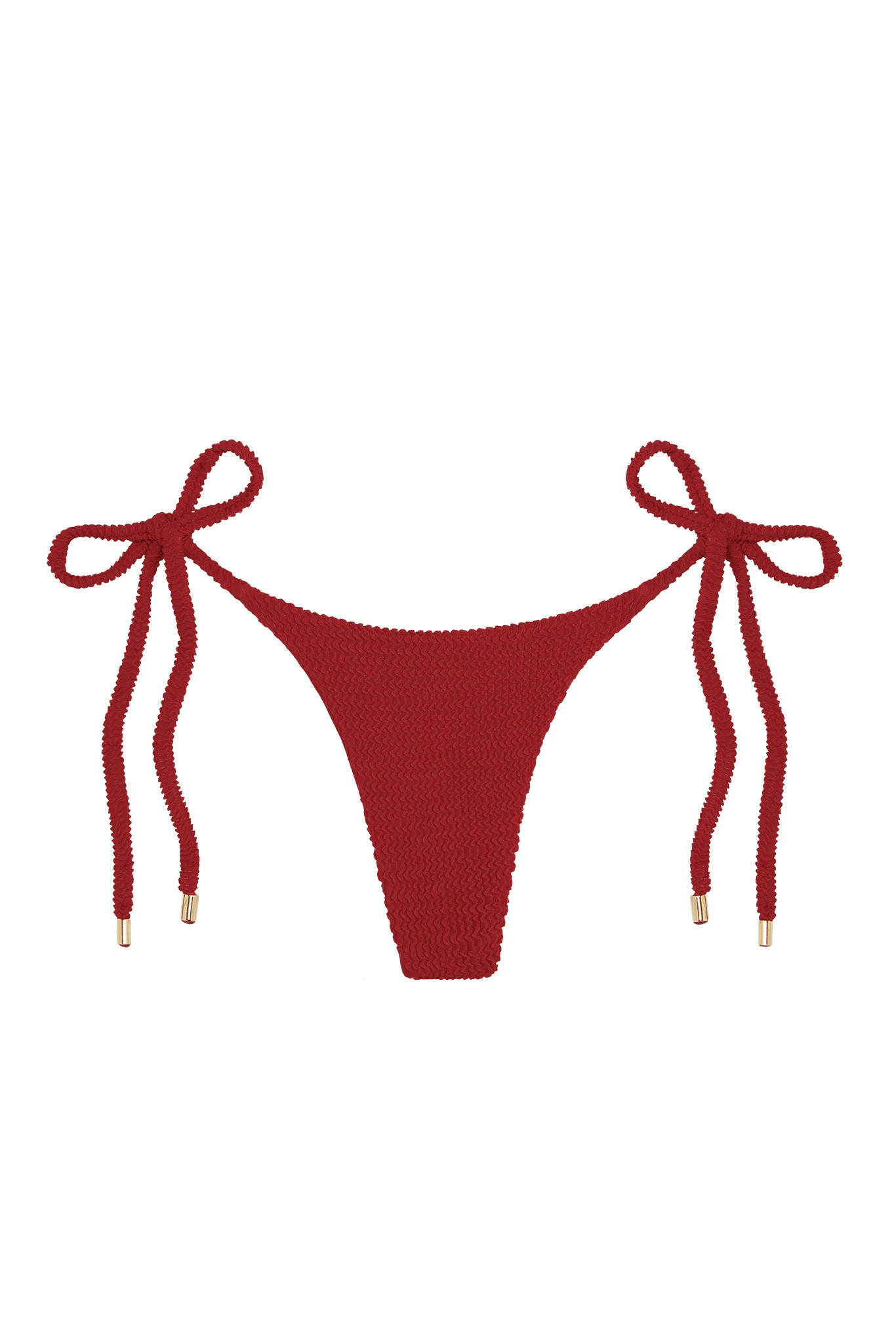Palma Bottom - Cherry Crinkle | Monday Swimwear