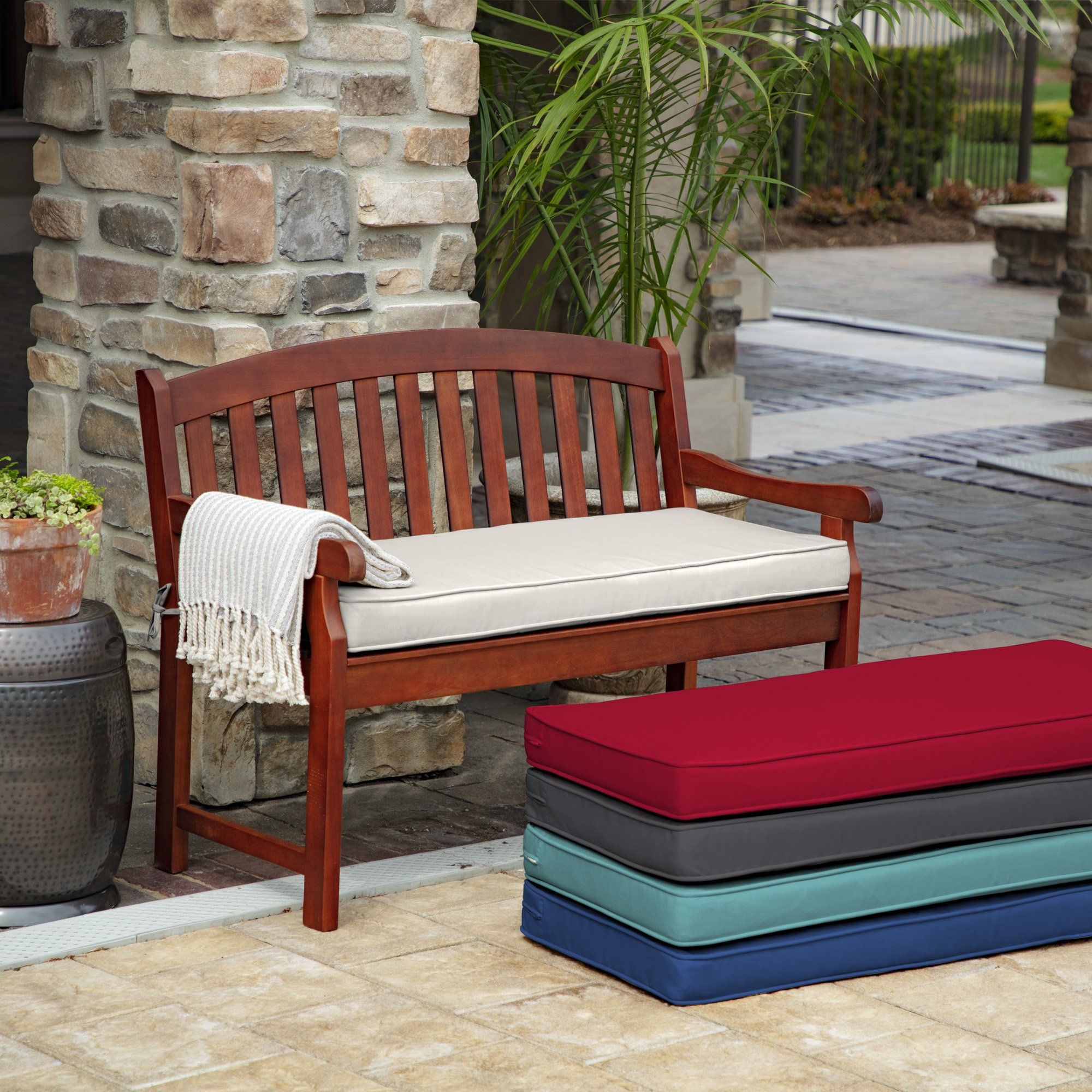 Arden Selections ProFoam 18 x 46 in. Acrylic Bench Cushion | Walmart (US)