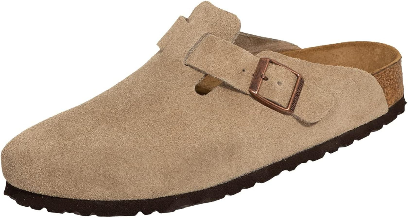 Birkenstock Women's Boston Suede Clogs | Amazon (US)