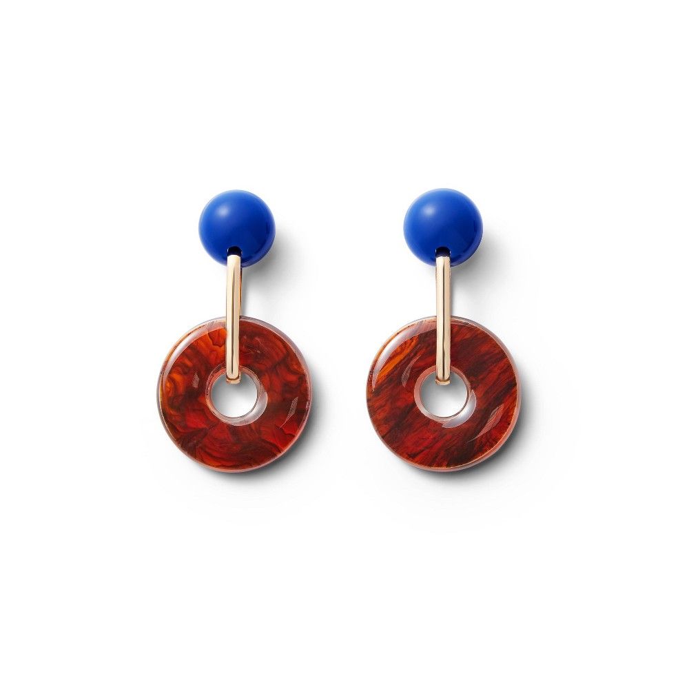 Link Drop Earrings - Rachel Comey x Target Blue/Amber | Target