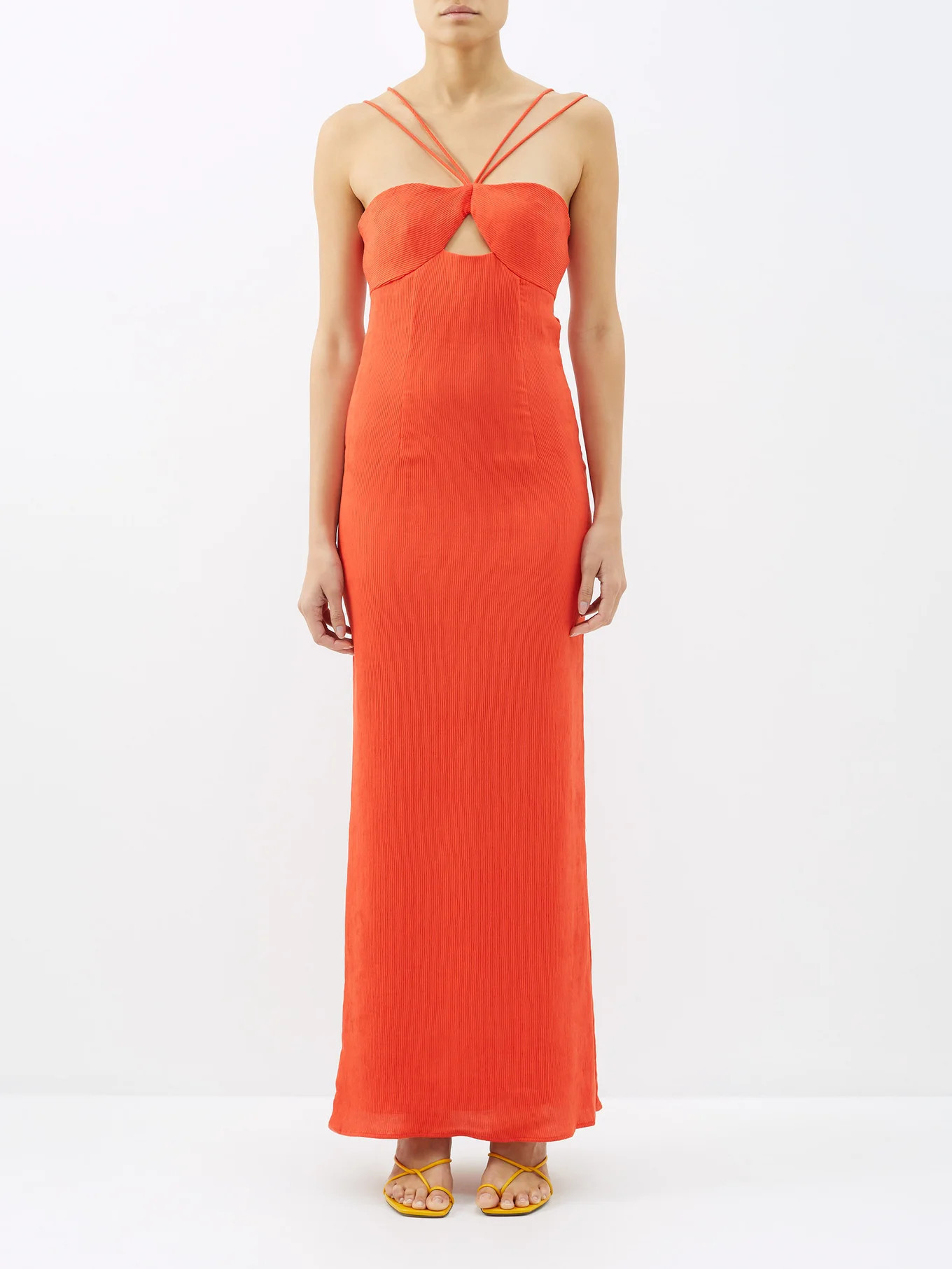 Gianna cutout crepe maxi dress | Staud | Matches (US)
